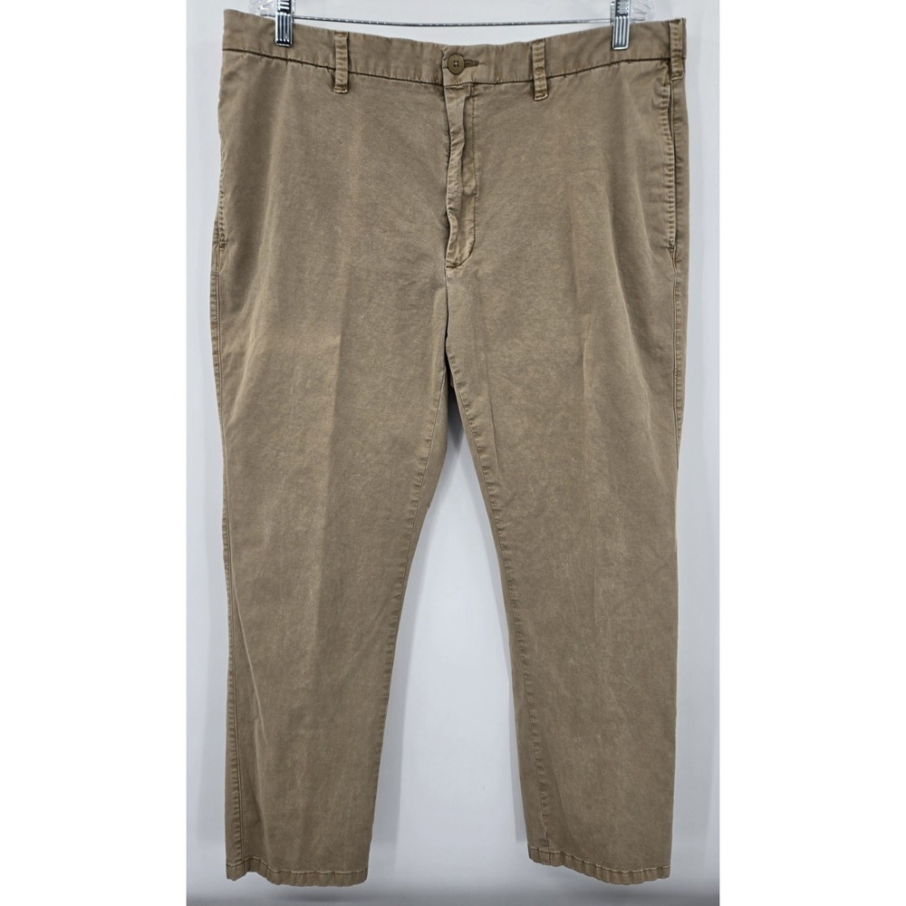 Orvis Trust Your Fly Mens Trouser Tan Stretch Twill 5 Pocket 42x32 Trout bum